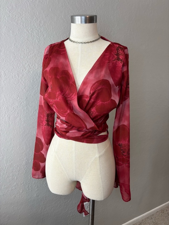 Fashion Nova Tops - Fashion Nova Ex Girlfriend Vibes Top - Burgundy